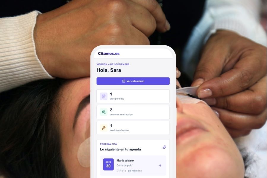 Agenda de reservas online de Citamos para centros de estética